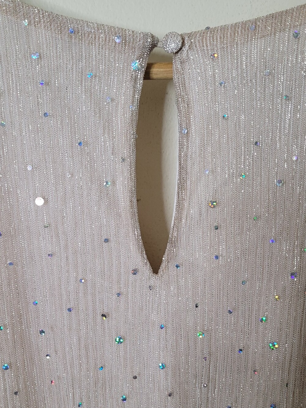 Baltic Born Grace Sparkle Gown In Champagne - Picture 10 of 13